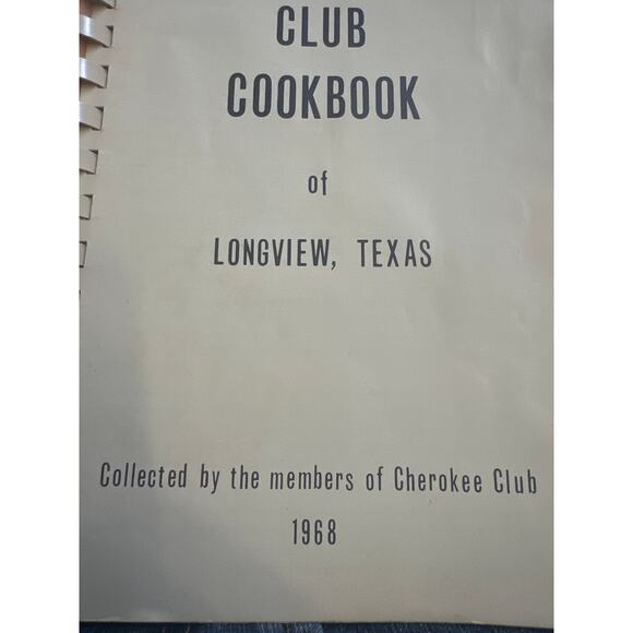 Cherokee Club Cookbook (1968) - Picture 3 of 6